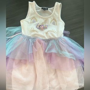 Unicorn tulle dress